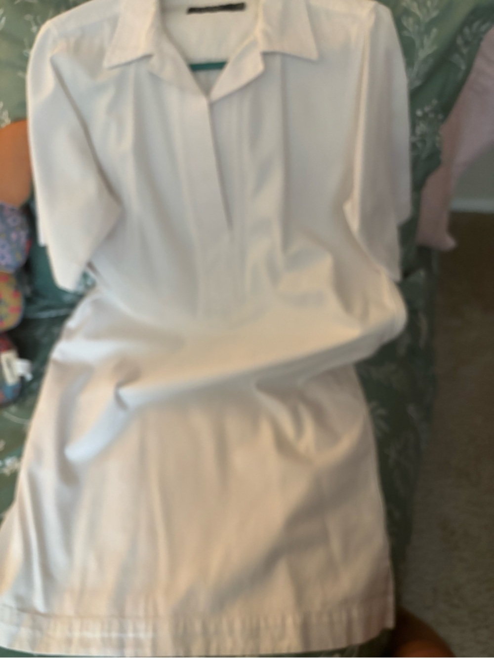 Ralph Lauren Classic White Short-Sleeve Jean Dress. Lightweight. Never worn